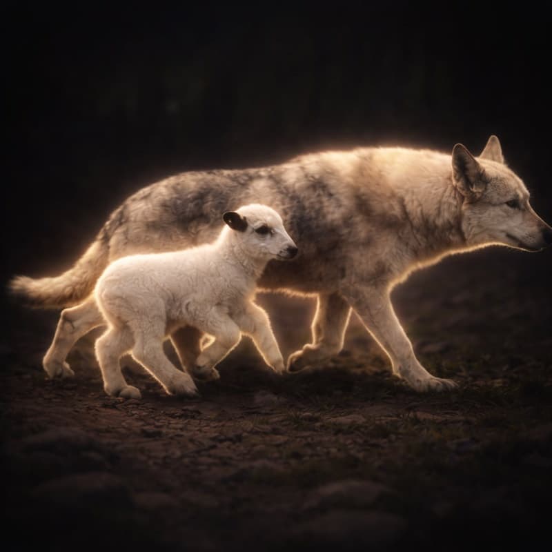 The Lamb and The Wolf token image